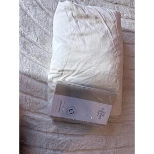 The Company Store Supima Cotton Queen Fitted Sheet + Pillowcases Neutral Color